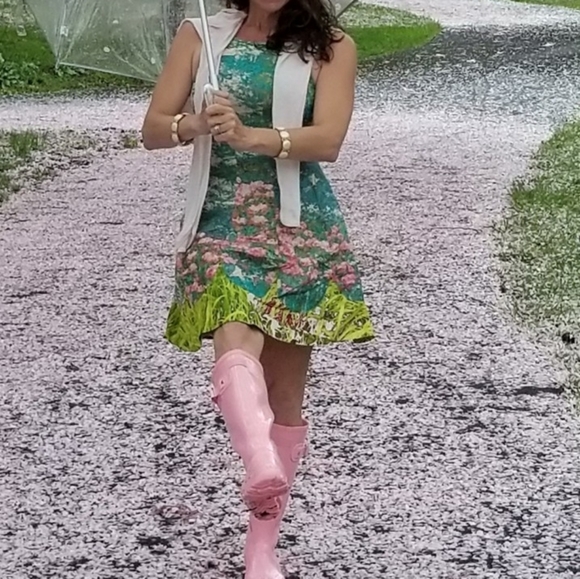 Tracy Reese Monet Garden style Impressionist dress - Picture 10 of 11